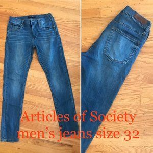 Articles of Society Men's Jeans sz 32